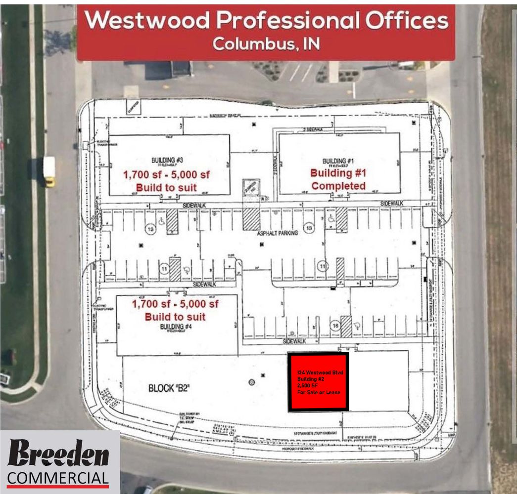 Westwood Professional Offices: 134 Westwood Blvd, Columbus, IN 47201